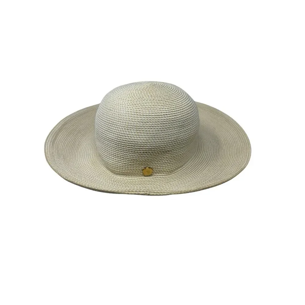 Eric Javits New York Squishee Hampton Woven Rolled Brim Sun Hat Packable - Picture 2 of 9